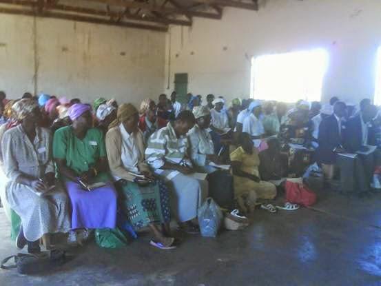 Training at Domboshava Showground Municipal Hall 2009